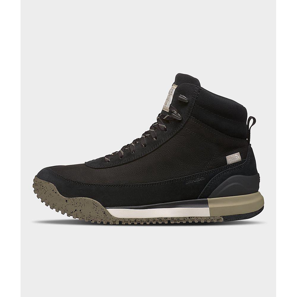 The North Face Back-To-Berkeley Iii Leather Wp Ανδρικα Μπότες Πεζοπορίας - Μαυρα (PQDW60924)